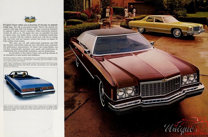 1974 Chevrolet Full-Size Brochure Page 7